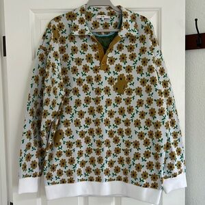 Tibi Flower Pullover